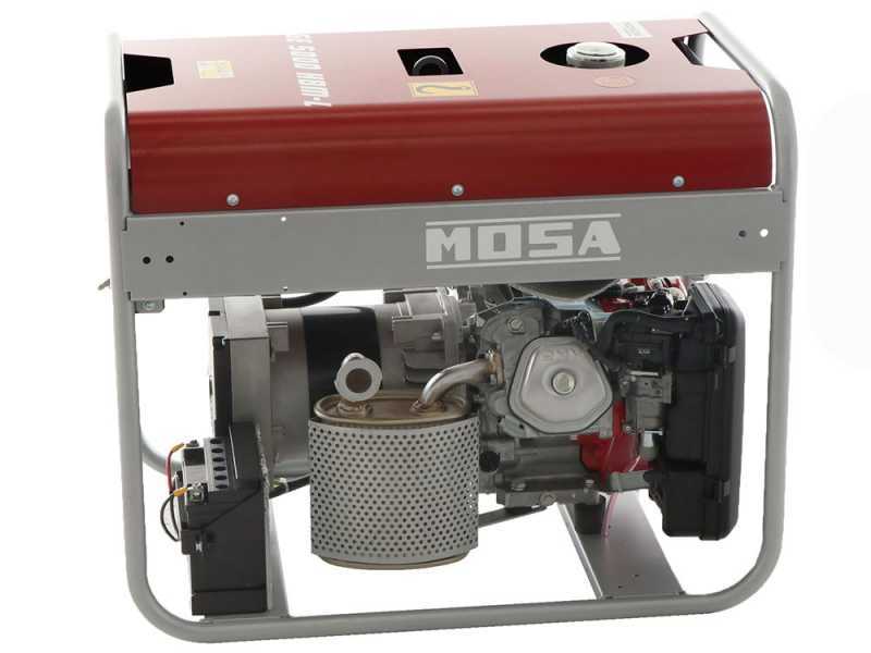 MOSA GE 5000 HBM-L AVR EAS - Generatore di corrente a benzina con AVR 4.4 kW - Continua 3.6 kW Monofase + ATS