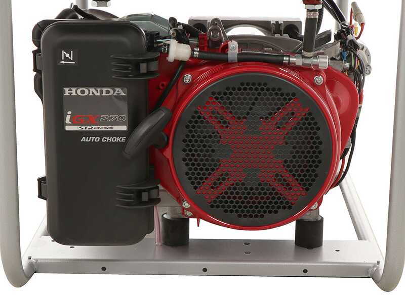 MOSA GE 5000 HBM-L AVR EAS - Generatore di corrente a benzina con AVR 4.4 kW - Continua 3.6 kW Monofase + ATS - Motore Honda iGX270
