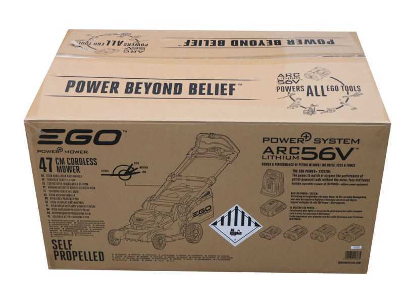 EGO LM1903E-SP - Tagliaerba semovente a batteria - 56V/5Ah - Taglio 47 cm