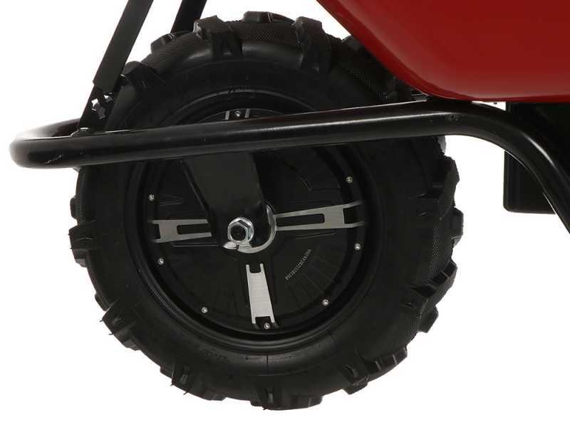 GeoTech CAR 150A - Carriola elettrica a batteria 24V 12Ah con ruote traktor