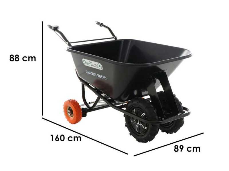 GeoTech CAR 300T-160 EVO - Carriola elettrica a batteria 40V 6Ah