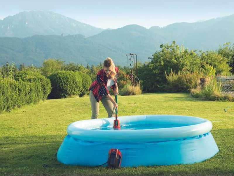 Einhell GE-SP 18 Li Solo - Pompa sommersa - SENZA BATTERIA E CARICABATTERIE