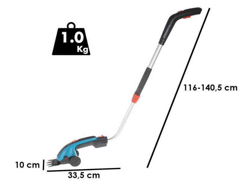 Gardena ComfortCut - Forbici tagliaerba a batteria con asta - 3.6V 3Ah