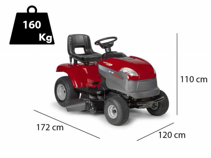 Castelgarden XD 150 - Trattorino tosaerba con scarico laterale e piatto di taglio da 98 cm