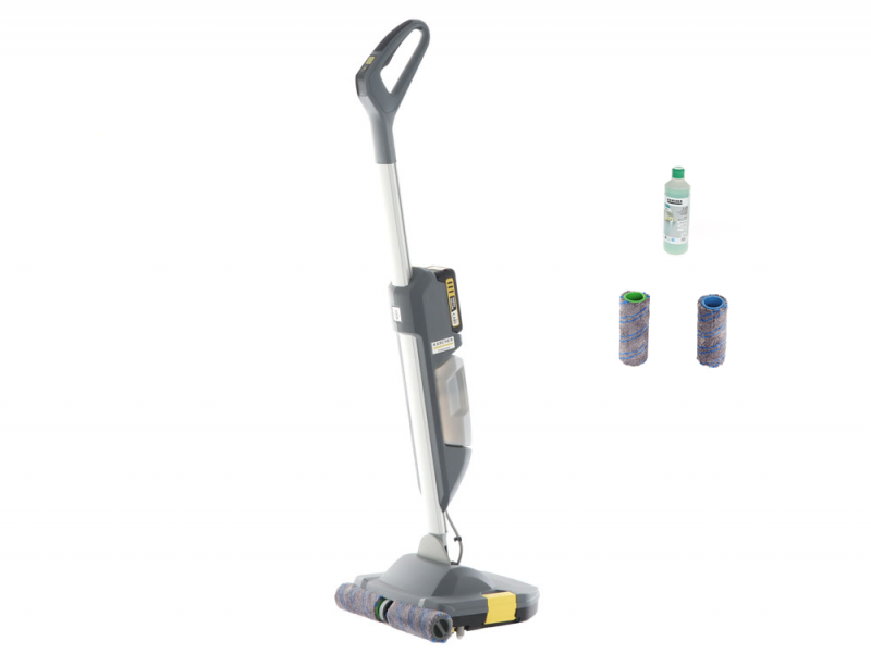 Karcher BR 30/1 C Bp - Lavapavimenti a batteria 3 in 1: lava, asciuga, aspira