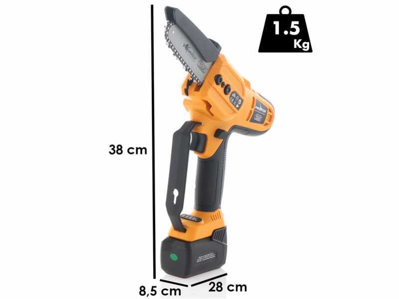 Volpi PVS5001 - Potatore manuale a batteria - con batterie 14.4V 4 Ah