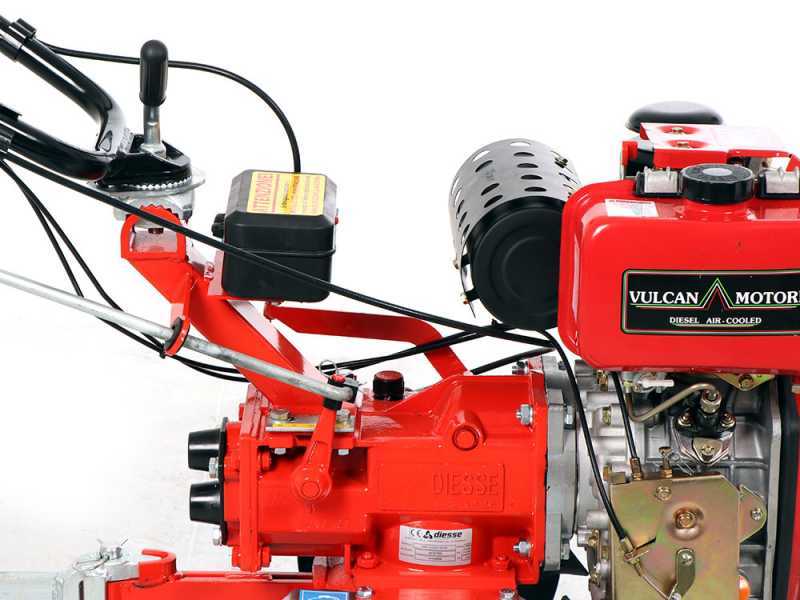 Motozappa Diesse DS94 con motore Vulcan Diesel da 7 HP - fresa da 95 cm