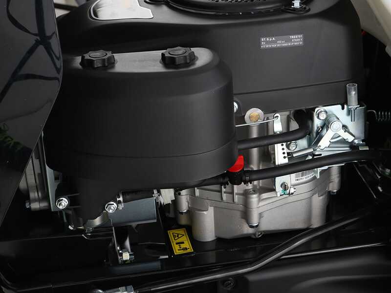 Stiga Tornado 398 - Trattorino tosaerba con scarico laterale e mulching