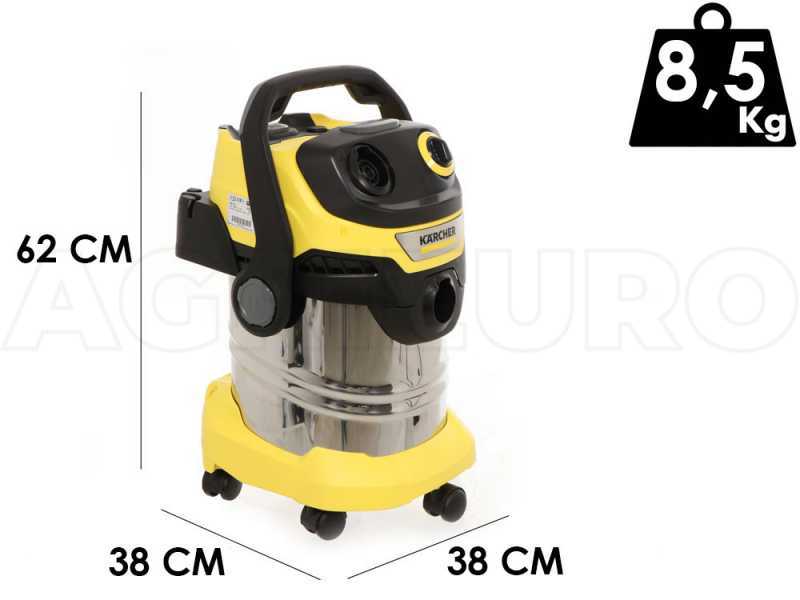 Karcher WD 5 S V-25/5/22 - Bidone aspiratutto - Soffiatore - bidone 25 lt - 1100W