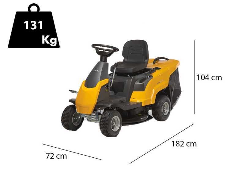 Stiga COMBI 166 - Rider trattorino tagliaerba - Motore 224 cc - Ampiezza di taglio 66 cm