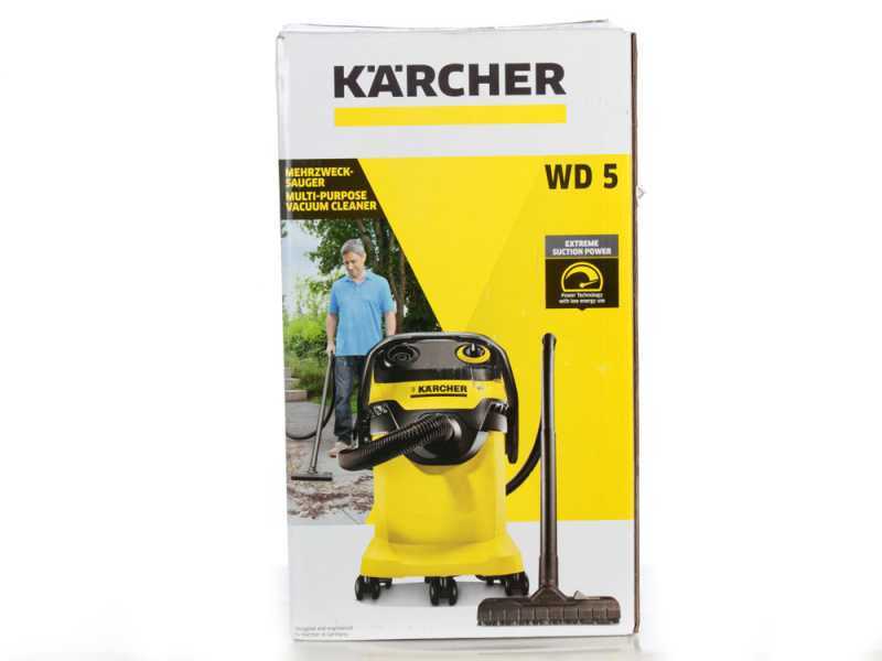 Karcher WD 5 P V-25/6/22 - Bidone aspiratutto - soffiatore - bidone 25 lt - 1100 W