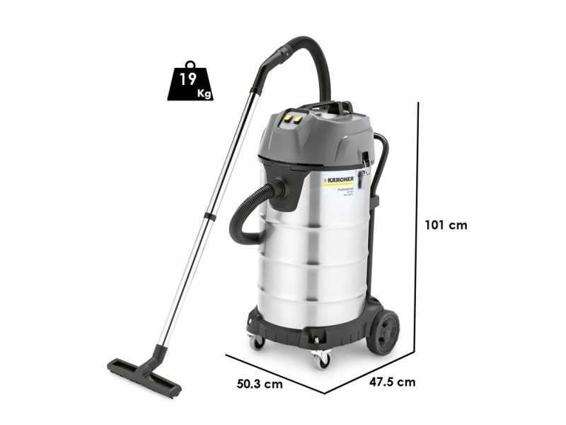 Karcher PRO NT 90/2 Me Classic - Aspiratore solidi/liquidi - vano raccolta 90 lt - 2300W MAX