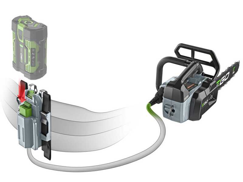 PROMO EGO CSX3002 - Motosega da potatura a batteria - 56V 4Ah