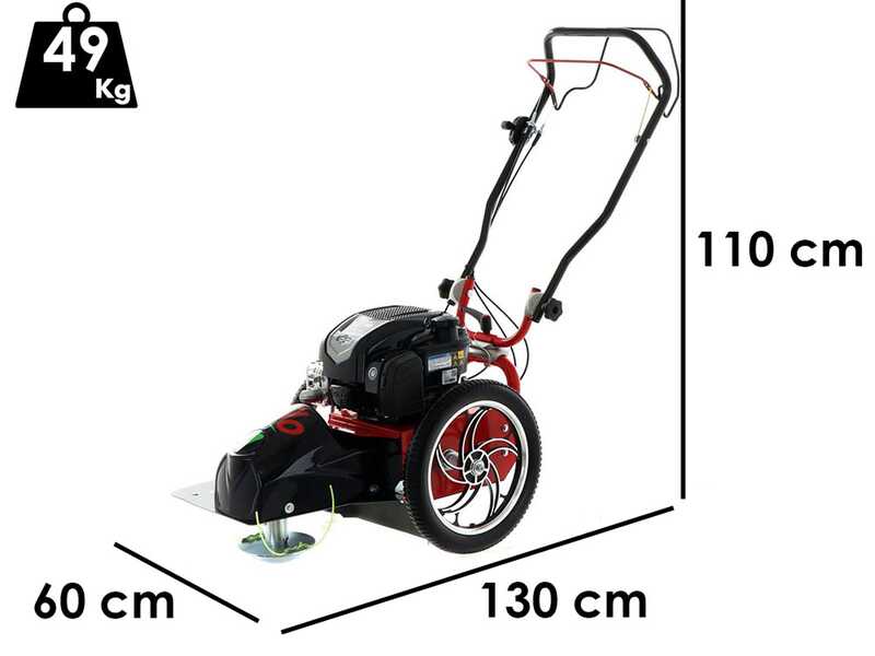 Blue Bird FLO SPEED 7 BS - Trinciaerba a scoppio - Lama e filo - B&amp;S 675EXi