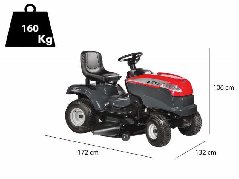 Efco EF 108 L/16 K - Trattorino tosaerba con scarico laterale e taglio mulching
