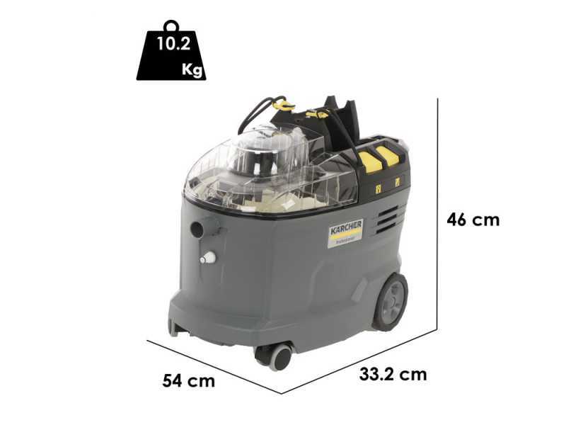 Karcher PRO Puzzi 9/1 Bp Pack Adv - Lavasuperfici tessili a batteria - 36 V