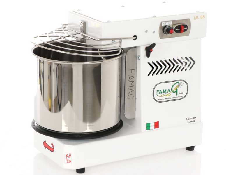 Famag Grilletta IM 8S/230 10 Velocit&agrave; HH - Impastatrice a spirale 8 Kg ad alta idratazione con testa sollevabile