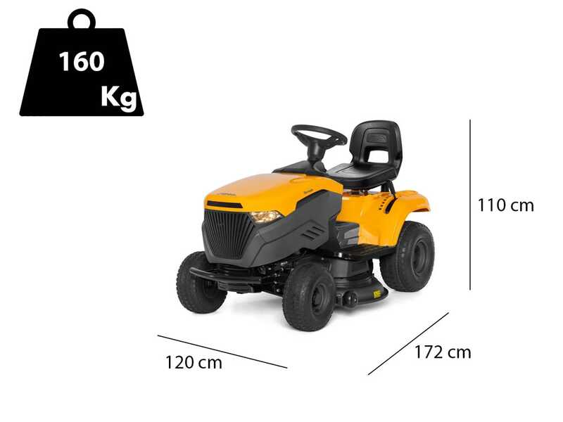 Stiga Tornado 398 M - Trattorino tosaerba - Cambio meccanico - Scarico laterale e Mulching