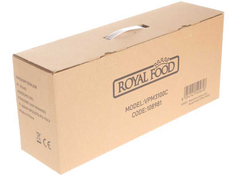 Royal Food VPM 3100 C - Macchina sottovuoto - Barra saldante da 30cm