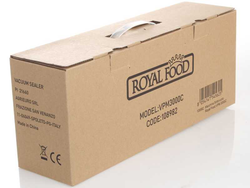 Royal Food VPM 3000 C - Macchina per il sottovuoto - Barra saldante da 30cm