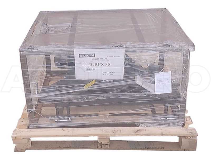 BlackStone B-BPS 35 - Aratro monovomere - Spostamento manuale a vite - Per trattori con attacco a tre punti