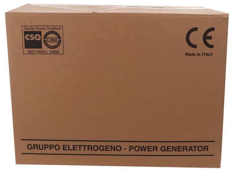 TecnoGen H8000 E/A - Generatore di corrente a benzina 5.8 kW - Continua 5.2 kW Monofase + ATS