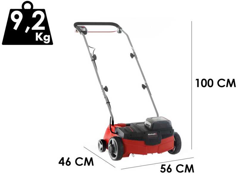 Einhell GC-SC 36/31 Li - Arieggiatore a batteria - 18V - 2x 4Ah