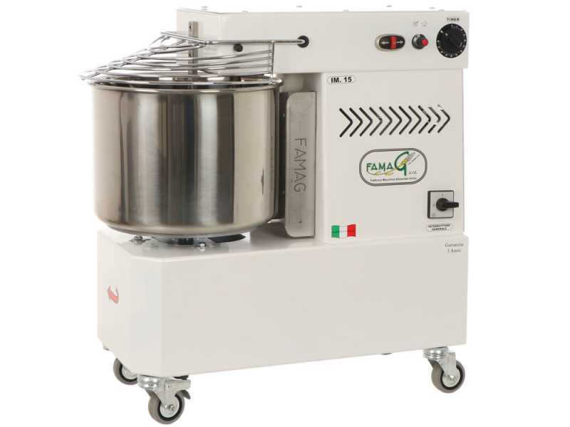 Famag Grilletta IM 15/230 10 Velocit&agrave; HH - Impastatrice a spirale 15 Kg ad alta idratazione