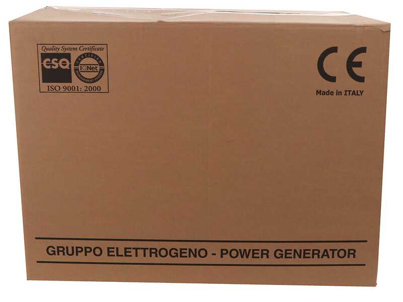 Tecnogen H8000 TE/A - Generatore di corrente a benzina con AVR 6 kW - Continua 5.4 kW Trifase + ATS