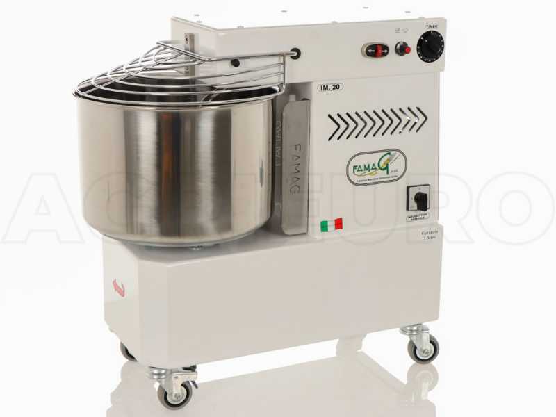 Famag Grilletta IM 20/230 10 Velocit&agrave; HH - Impastatrice a spirale 20 Kg ad alta idratazione