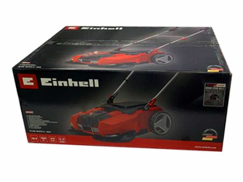 Einhell TE-SW 18/610 Li S - Spazzatrice a batteria con cesto di raccolta - SENZA BATTERIE E CARICABATTERIE