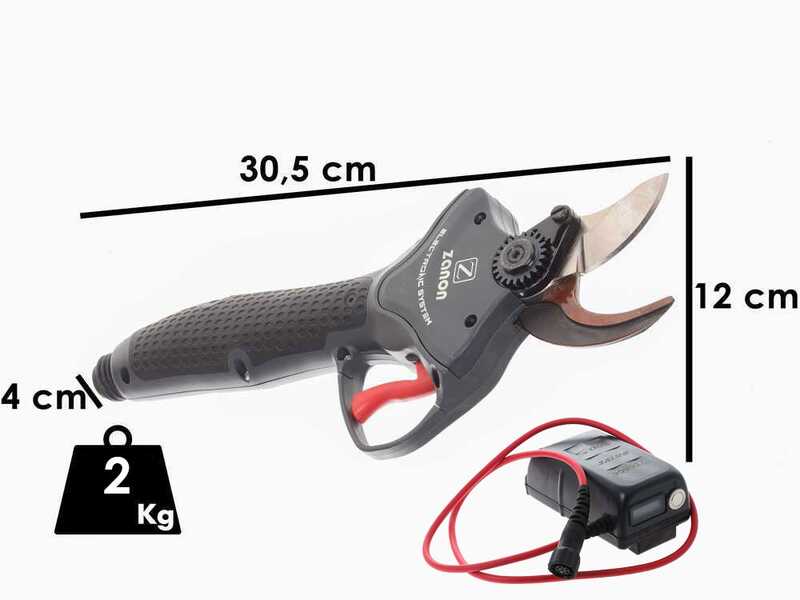 Zanon Tiger SL 38 - Forbice elettrica da potatura - 50.4V 3.2Ah - Diametro di taglio 38mm