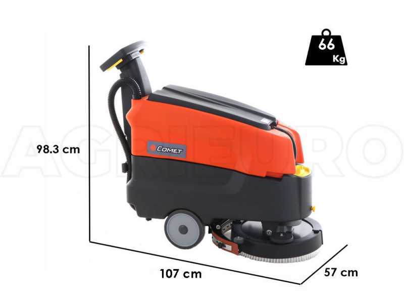 Comet PSW 30 E - Lavapavimenti elettrica - 3 in 1: lava, asciuga e aspira