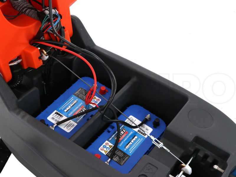 Comet PSW 45 BT - Lavapavimenti a batteria - 3 in 1: lava, asciuga e aspira