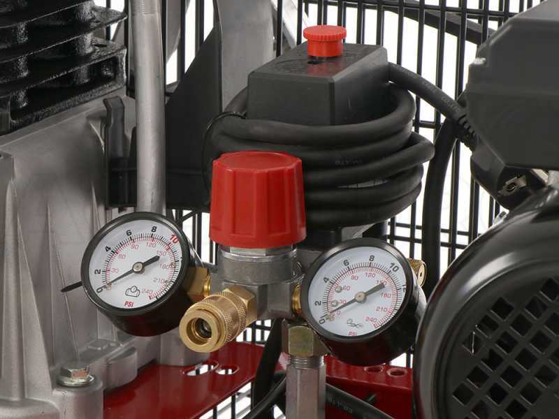 Fini Advanced MK 102-50-2M - Compressore aria elettrico monofase a cinghia - Motore 2 HP - 50 lt
