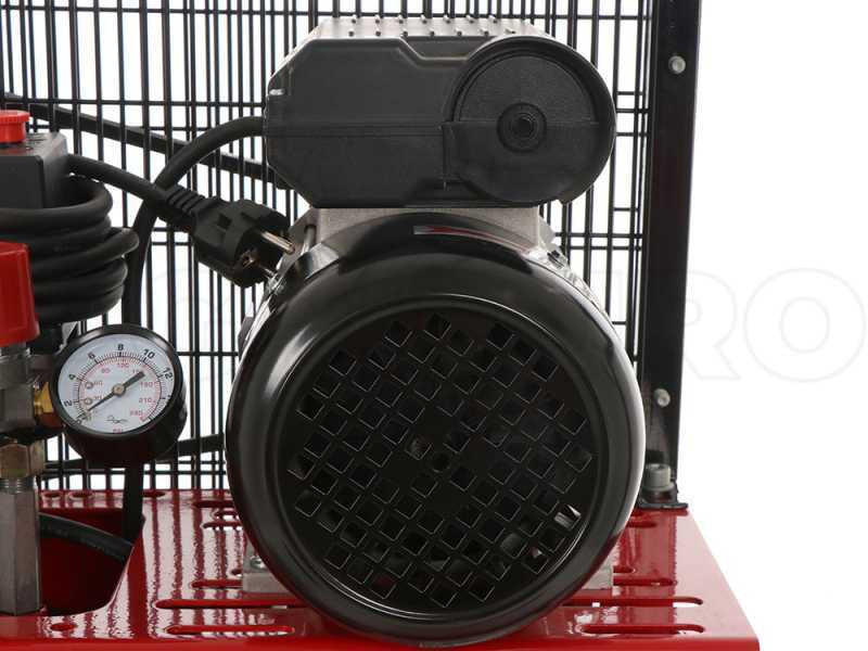 Fini Advanced MK 102-50-2M - Compressore aria elettrico monofase a cinghia - Motore 2 HP - 50 lt