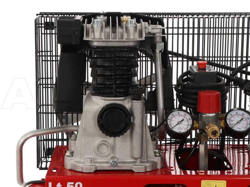 Fini Advanced MK 102-50-2M - Compressore aria elettrico monofase a cinghia - Motore 2 HP - 50 lt