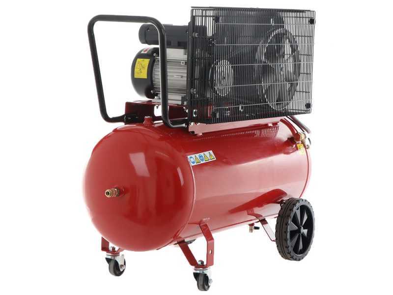 Fini Advanced MK 102-100-2M - Compressore aria elettrico monofase a cinghia - Motore 2 HP - 100 lt