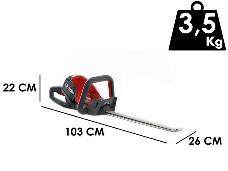 Efco TGI 45 - Tagliasiepi a batteria litio con lama da 45 cm - SENZA BATTERIE E CARICABATTERIE