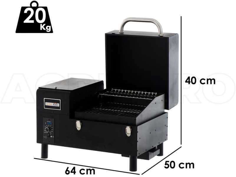 Royal Food Pelletto 130 - Barbecue portatile a pellet