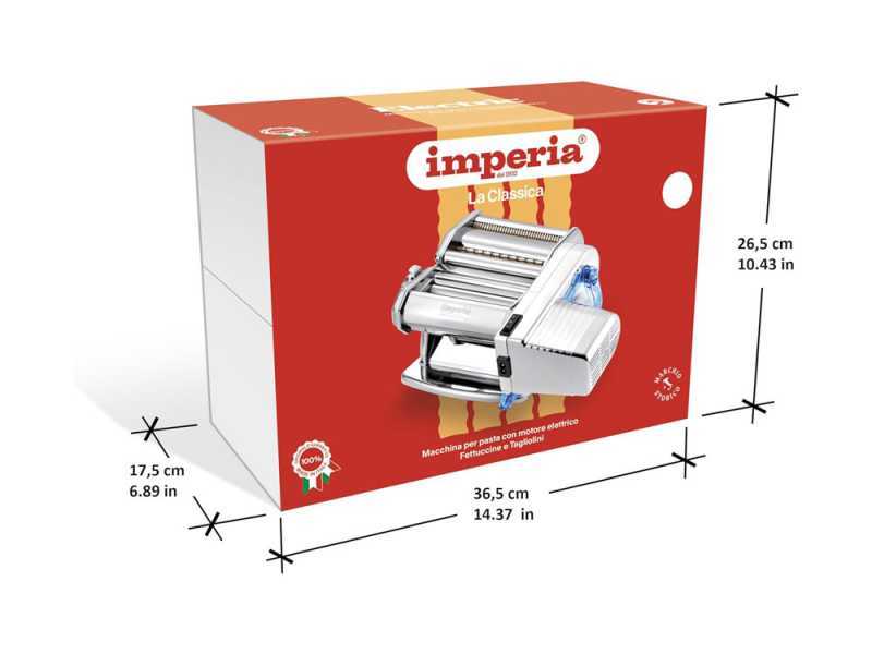Imperia Electric iPasta Inox - Macchina per la pasta elettrica/manuale 65W