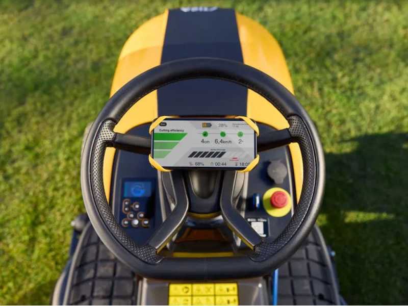 Stiga Tornado 7108e - Trattorino tagliaerba a batteria - Motore elettrico a batteria 48V/64Ah - scarico laterale