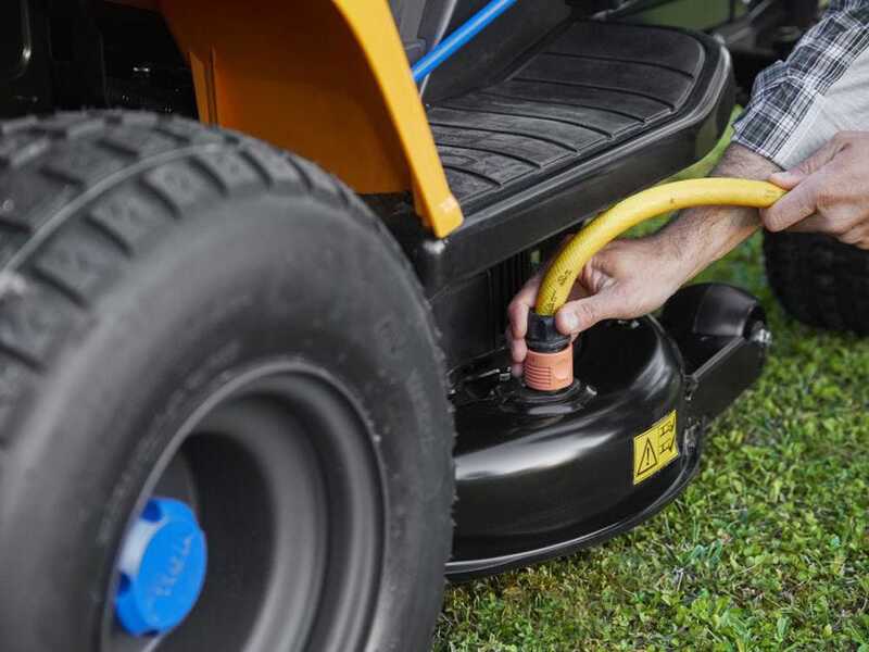 Stiga e-Ride S300 - Trattorino tagliaerba a batteria - Motore elettrico a batteria 48V/30Ah - taglio Mulching
