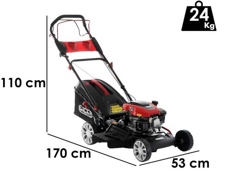 GeoTech S46-150 BMSG - Tagliaerba a scoppio trazionato - 4 in 1 - Taglio da 46 cm