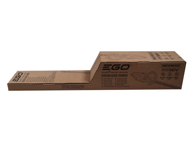 EGO HTX6500 - Tagliasiepi a batteria brushless lama da 65 cm - SENZA BATTERIE E CARICABATTERIE