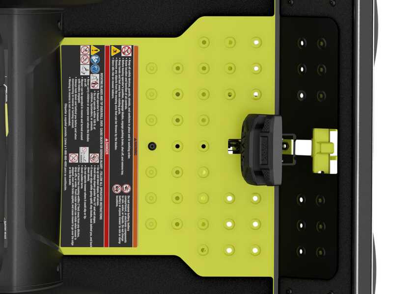 Ryobi ZTR480ex - Trattorino tagliaerba a batteria a raggio zero - Motore elettrico a batteria 48V/100Ah - taglio da 107cm - 2in1