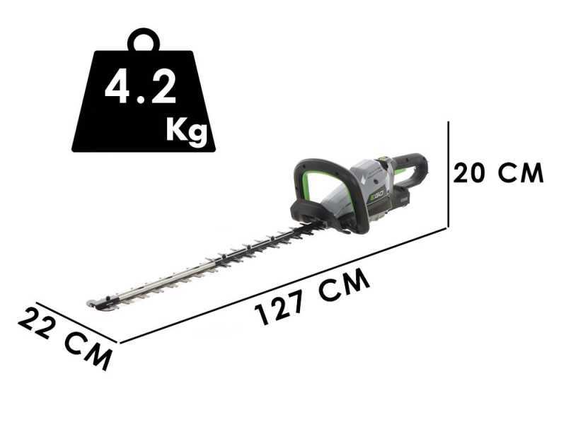 EGO HTX7500 - Tagliasiepi a zaino con batteria 56V/28Ah Professional-X EGO BAX1500
