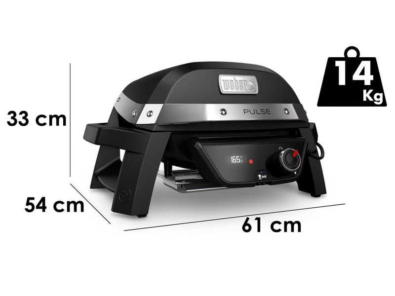 Weber Pulse 1000 - Barbecue elettrico portatile