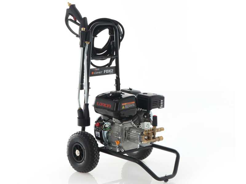 Comet FDX2 CXD 10/220 - Idropulitrice a scoppio - 220 bar - 600 l/h - Motore Loncin G200FA benzina