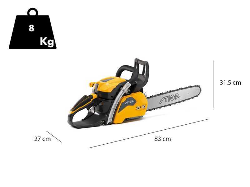 Stiga CS 750 - Motosega a scoppio da taglio - Lama da 45cm